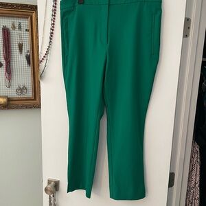 Worthington Vibrant Spring Green Slim Ankle Pants 16